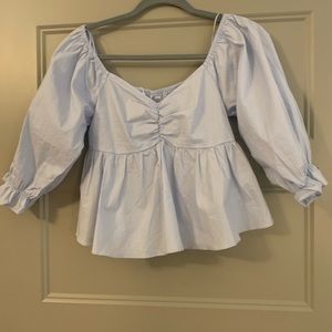NWT boutique peplum top